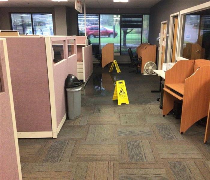 A Barrow County call center with water damage